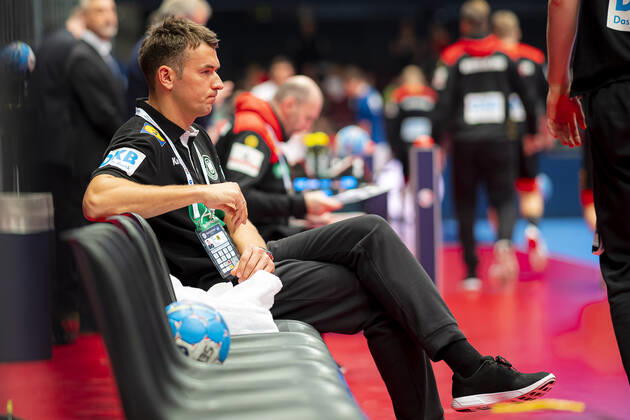 Handball, Men EM 2020, Main Round, Group 1, Austria Germany Coach Christian Prokop Germany Vienna Stadthalle Vienna Austria