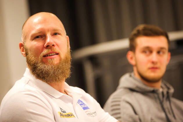 HANDBALL - EHF EURO 2020 VIENNA,AUSTRIA,23.JAN.20 - HANDBALL - EHF European Mens Handball Championship 2020, OEHB press conference, PK, Pressekonferenz Image shows head coach Ales Pajovic (AUT). GEPAxpictures xMichaelxMeindl