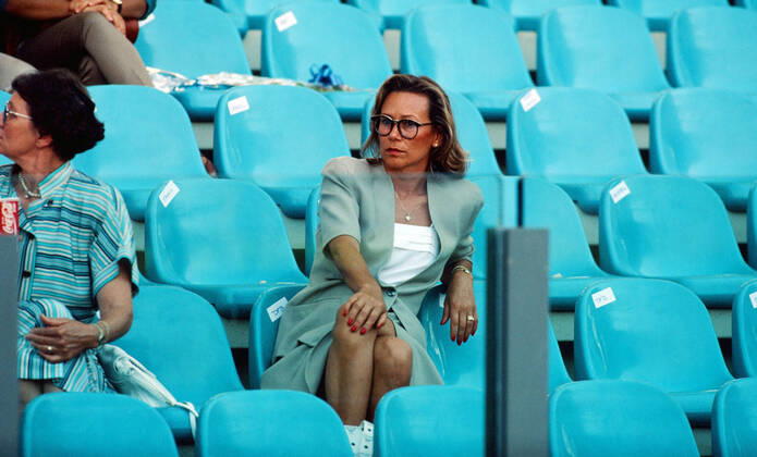 Germany Argentina Italy, Rome, 08 07 1990, Football, FIFA World Cup 1990 in Italy, Final, DFB Germany Argentina 1 0 Sybille Beckenbauer