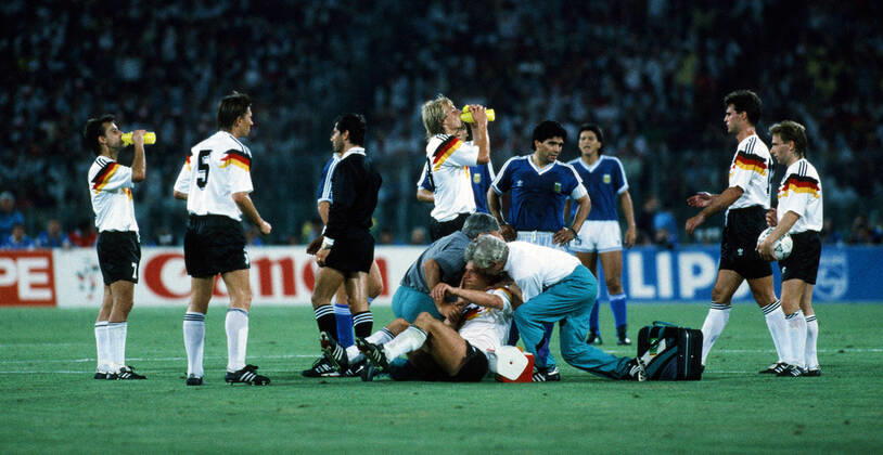 Germany Argentina Italy, Rome, 08 07 1990, Football, FIFA World Cup 1990 in Italy, Final, DFB Germany Argentina 1 0 Guido Buchwald Germany