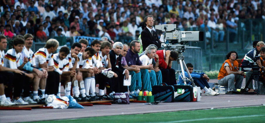 Germany Argentina Italy, Rome, 08 07 1990, Football, FIFA World Cup 1990 in Italy, Final, DFB Germany Argentina 1 0 Franz Beckenbauer Coach Germany