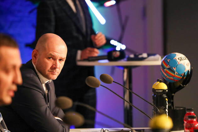 Martin Hausleitner (Secretaire General EHF) HANDBALL : conference presse - ehf euro 2020 - finale - 25 01 2020 BertrandDelhomme Panoramic 