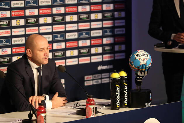 Martin Hausleitner (Secretaire General EHF) HANDBALL : conference presse - ehf euro 2020 - finale - 25 01 2020 BertrandDelhomme Panoramic 