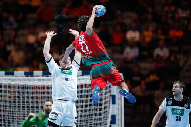 Andre Gomes (Portugal) HANDBALL : allemagne vs portugal - ehf euro 2020 - classement 5-6 - 25 01 2020 BertrandDelhomme Panoramic 