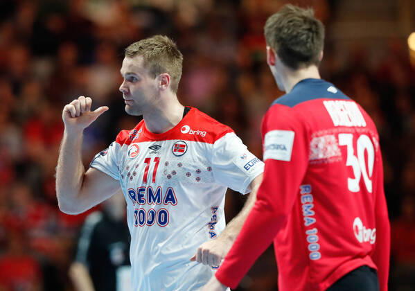 Peter Overby (Norvege) HANDBALL : norvege vs slovenie - ehf euro 2020 - finale 3-4 - 25 01 2020 BertrandDelhomme Panoramic 