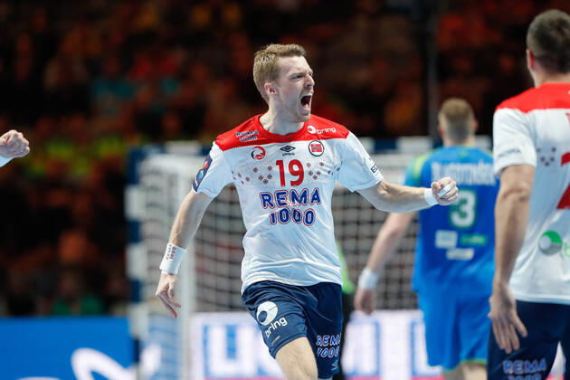 Kristian Bjornsen (Norvege) HANDBALL : norvege vs slovenie - ehf euro 2020 - finale 3-4 - 25 01 2020 BertrandDelhomme Panoramic 