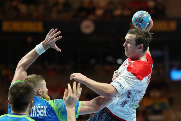 Sander Sagosen (Norvege) HANDBALL : norvege vs slovenie - ehf euro 2020 - finale 3-4 - 25 01 2020 BertrandDelhomme Panoramic 