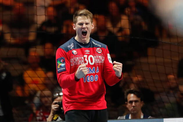 Torbjorn Bergerud (Norvege) HANDBALL : norvege vs slovenie - ehf euro 2020 - finale 3-4 - 25 01 2020 BertrandDelhomme Panoramic 