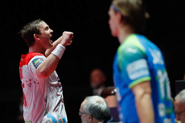 Sander Sagosen (Norvege) HANDBALL : norvege vs slovenie - ehf euro 2020 - finale 3-4 - 25 01 2020 BertrandDelhomme Panoramic 