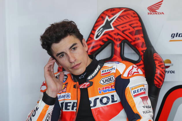 SEPANG, SGR - FEBRUARY 07: Marc Marquez of Repsol Honda Team in action during the first day of the MotoGP official testing session on February 07, 2020, held at Sepang International Circuit in Sepang, Malaysia. (Photo by Hazrin Yeob Men Shah Icon Sportswire) AUTO: FEB 07 MotoGP - Sepang MotoGP Test Icon3782002078032