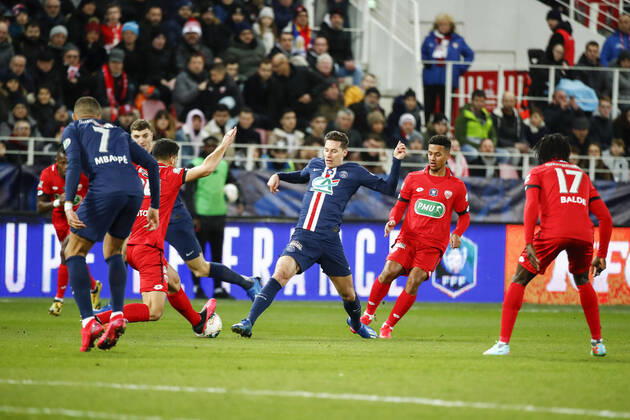 Julian Draxler (PSG) FOOTBALL : Coupe de France - Dijon vs PSG - Ligue 1 - 12 02 2020 GwendolineLeGoff Panoramic 