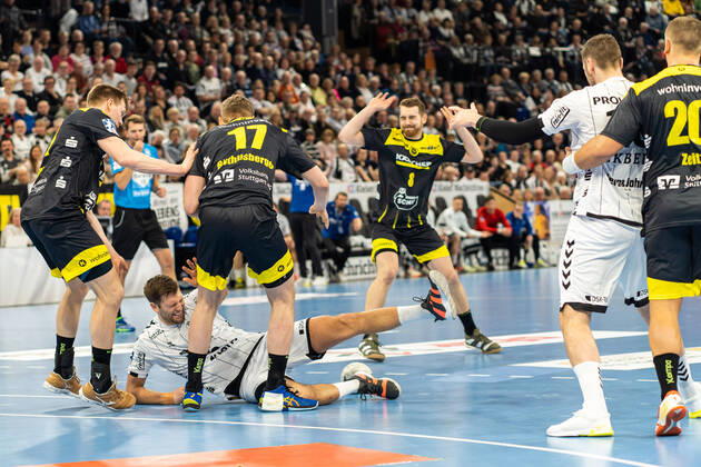 THW Kiel against TVB 1898 Stuttgart on 16 2 2020 THW Kiel against TVB 1898 Stuttgart in the LIQUI MOLY Handball Bundesliga on 25 matchday, in the Sparkassen Arena Kiel on 16 2 2020 Copyright: xBEAUTIFULxSPORTS Angenendtx