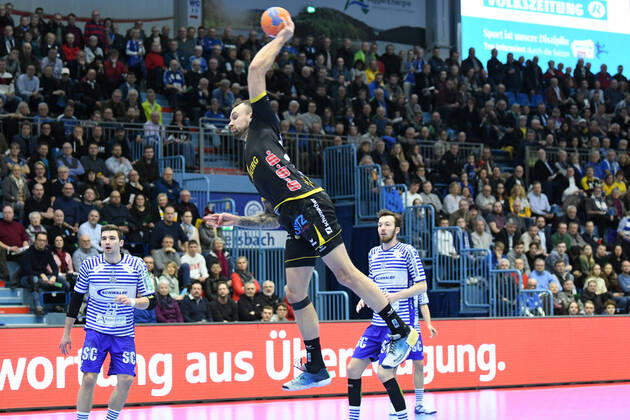 21 Florian Billek 21 HSC 2000 Coburg VfL Gummersbach HSC 2000 Coburg, men, 2 League, Liqui Moly Handball Bundesliga, 21 Matchday, 18 02 2020, VfL Gummersbach HSC 2000 Coburg, Handball, Liqui Moly 2 Handball Bundesliga, men, season 2019 20 Gummersbach Copyright: xAugstx xEibner-Pressefotox EP_jat