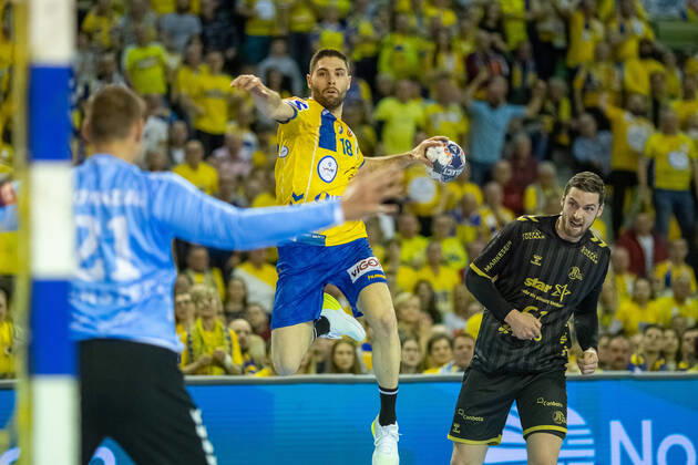 Kielce, 29.02.2020 PILKA RECZNA MEZCZYZN LIGA MISTRZOW MECZ PGE VIVE KIELCE - THW KIEL HANDBALL MAN , CHAMPIONS LEAUGUE , PGE VIVE KIELCE - THW KIEL NZ BLAZ JANC FOT. Pawel Janczyk 400mm.pl NEWSPIX.PL --- Newspix.pl  200229JAN124