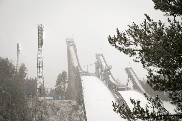 Ski jumping, Skispringen, Ski, nordisch arena the Lahti Ski Games FIS WC Ski Jumping Men HS 130 at the Lahti Ski games 1. March 2020 in Lahti, Finland. (Tomi Hänninen Newspix24) Copyright: xTomixHänninenx np24th0114181166