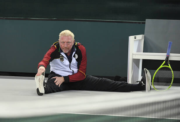 Davis Cup Qualifiers 2020 Germany Belarus German Team Boris Becker , Germany
