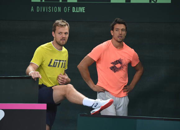Davis Cup Qualifiers 2020 Germany Belarus German Team Kevin Krawietz and Andreas Mies , Germany