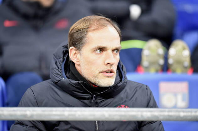 Thomas Tuchel (entraineur psg) FOOTBALL : Olympique Lyonnais vs Paris Saint Germain - Coupe de France - 1 2 finale - 04 03 2020 FredericChambert Panoramic 