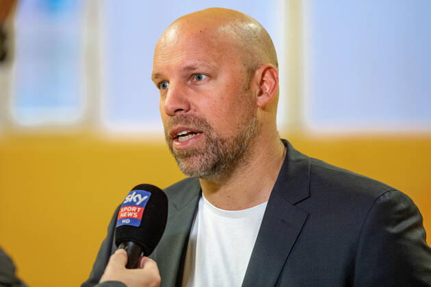 DHB Sports Director Axel Kromer DHB course in preparation for the international match against the Netherlands in the Ballhaus Arena Aschaffenburg Copyright xVIADATAx xHolgerxJohnx Aschersleben Sachsen Anhalt Germany