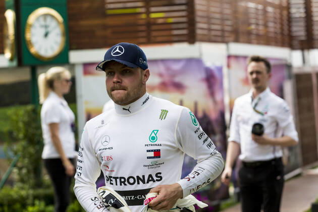 12th March 2020; Melbourne Grand Prix Circuit, Melbourne, Victoria, Australia; Formula One, Australian Grand Prix, Practice Day; Mercedes AMG Petronas driver Valtteri Bottas  ActionPlus12217048 StephenxBlackberry