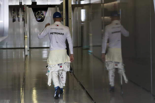 12th March 2020; Melbourne Grand Prix Circuit, Melbourne, Victoria, Australia; Formula One, Australian Grand Prix, Practice Day; Mercedes AMG Petronas driver Valtteri Bottas  ActionPlus12217050 StephenxBlackberry