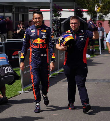 FORMULA 1 ROLEX AUSTRALIAN GRAND PRIX 2020 12 03 2020, Albert Park, Melbourne, FORMULA 1 ROLEX AUSTRALIAN GRAND PRIX 2020 , in the picture Alexander Albon GBR 23 , Aston Martin Red Bull Racing nordphotoxBratic nph00250