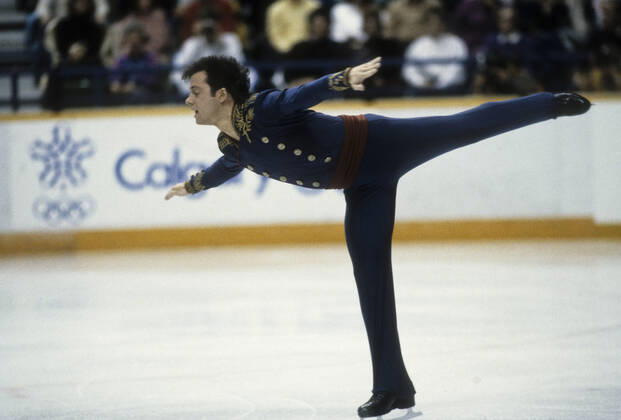 OLYMPIC LEGENDS: Brian Boitano Figure skating, Eiskunstlauf Brian Boitano (USA) gold medalist competing in the Men s Singles Figure Skating at the 1988 Olympic Winter games, Winterspiele,Spiele, Summer games Calgary, Alberta, Canada Calgary Olympic Saddledome Alberta Canada Copyright: xPaulxJ.xSutton DUOMO PCNx FG1501 217016