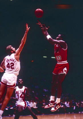 Basketball Michael Jordan Michael Jordan competing for the NBA, Basketball Herren, USA Chicago Bulls USA Copyright: xPaulxJ..xSutton DUOMO PCNx BK0801 106054