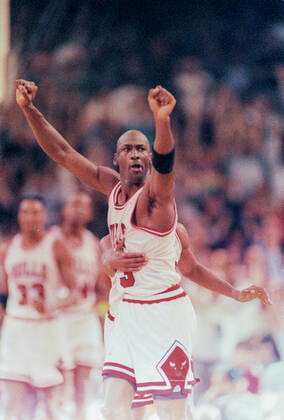 Basketball Michael Jordan Michael Jordan competing for the NBA, Basketball Herren, USA Chicago Bulls USA Copyright: xDUOMO PCNx BK0803 108499