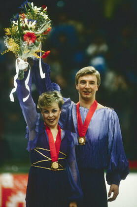 Figure Staing Torvill and Dean Sarajevo Yugoslavia Copyright: xPaulxJxSutton DUOMO PCNx FG1401 106030