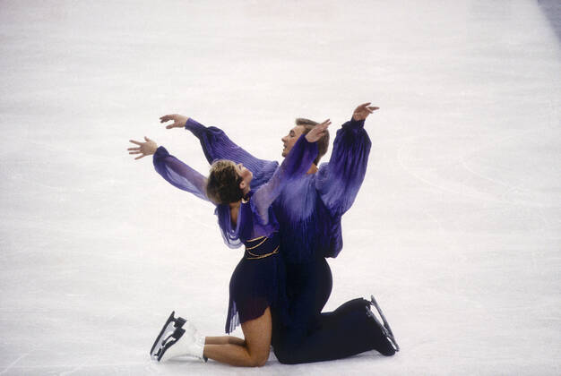 Figure Staing Torvill and Dean Jayne Torvill and Christopher Dean (GBR) Olympic Champions in Ice dancing, Eistanzen at the 1984 Olympic Winter games, Winterspiele,Spiele, Summer games Sarajevo Yugoslavia Copyright: xDUOMO PCNx FG1408 064024