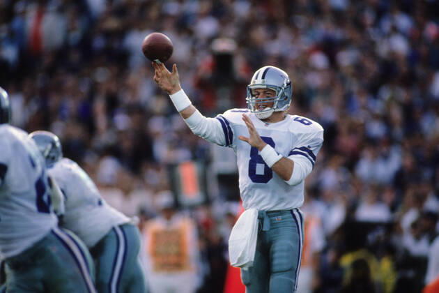 Football Troy Aikman, Dallas Cowboys quarterback during the 1993 Superbowl. Pasadena CA USA Copyright: xDUOMO PCNx FO0805 078768