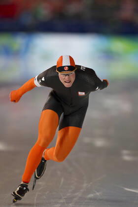 Olympics Vancouver 2010 Sven Kramer (NED) winning the gold medal in the 5000m Speed skating, Eisschnelllauf at the 2010 Olympic Winter games, Winterspiele,Spiele, Summer games Vancouver, British Columbia Vancouver British columbia Canada Copyright: xPaulxJ.xSutton PCNx OL1017-130296