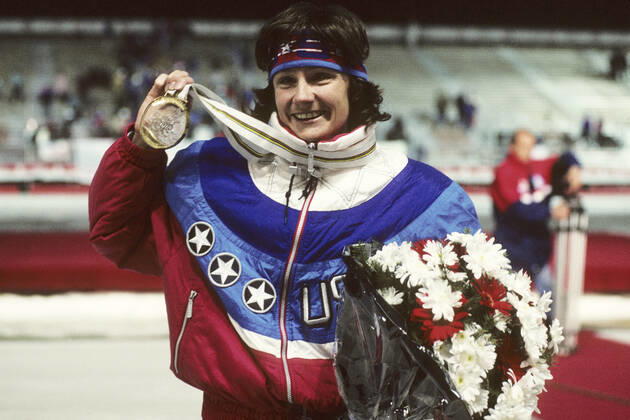 Speedskating Bonnie Blair USA 500m Gold medal winner,1992 Olympic Winter games, Winterspiele,Spiele, Summer games Albertville France Copyright: xPaulxJxSutton DUOMO PCNx SS0101 067546