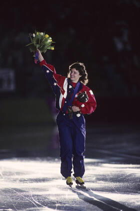 Speedskating Bonnie Blair USA 1994 Olympic Winter games, Winterspiele,Spiele, Summer games Likkihaumer Norway Copyright: xPaulxJxSutton DUOMO PCNx SS0101 092760