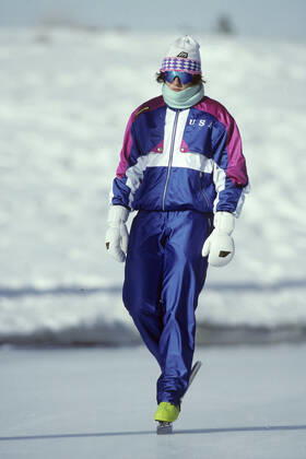 Speedskating Bonnie Blair USA competing at the 1993 US National Championships Copyright: xDUOMO PCNx SS0103 106043