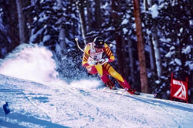 Skiing Zurbiggen Pirmin Zurbriggen of Switzerland competing at the 1989 FIS Alpine World Ski Championships Vail Colorado United States Copyright: xPaulxJxSutton DUOMO PCNx Sk0101_015849