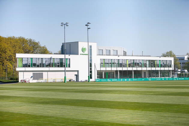 22 04 2020, xtgx, Consequences of the Corona Virus in Wolfsburg, VfL Wolfsburg training ground The club is preparing for the continuation of the Bundesliga season with non-public training sessions