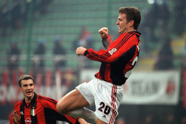 Serie A Championship 1999-2000, Milan, OLIVER BIERHOFF CAMPIONATO SERIE A 1999-2000 99-2000 MILAN