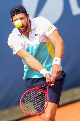 TENNIS - Austrian Pro Series MARIA ENZERSDORF,AUSTRIA,29.MAY.20 - TENNIS - Generali Austrian Pro Series. Image shows Juergen Melzer (AUT). GEPAxpictures xPhilippxBrem
