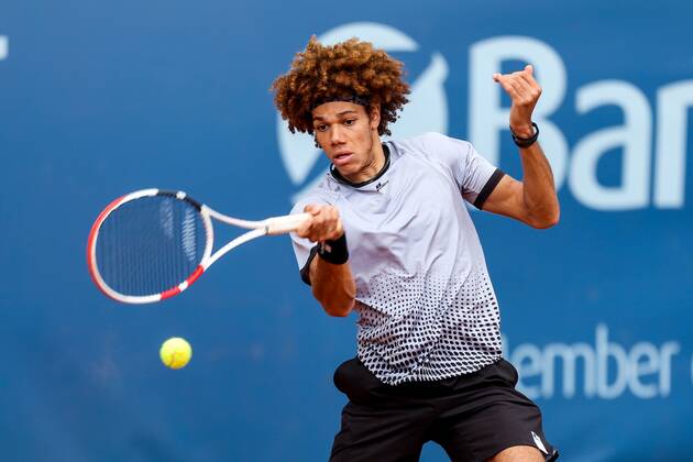 TENNIS - Austrian Pro Series MARIA ENZERSDORF,AUSTRIA,29.MAY.20 - TENNIS - Generali Austrian Pro Series. Image shows Lenny Hampel (AUT). GEPAxpictures xPhilippxBrem