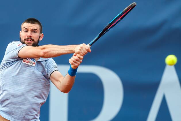 TENNIS - Austrian Pro Series MARIA ENZERSDORF,AUSTRIA,29.MAY.20 - TENNIS - Generali Austrian Pro Series. Image shows Jurij Rodionov (AUT). GEPAxpictures xPhilippxBrem
