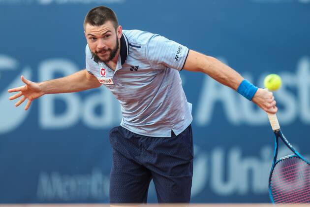 TENNIS - Austrian Pro Series MARIA ENZERSDORF,AUSTRIA,29.MAY.20 - TENNIS - Generali Austrian Pro Series. Image shows Jurij Rodionov (AUT). GEPAxpictures xPhilippxBrem