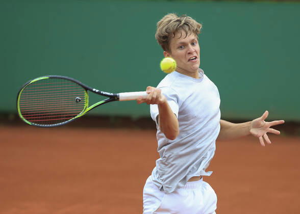 Milan Welte GER , Tannenhof Resort German Men s Series, DTB German Pro Series, TC Grosshesselohe, Munich Tannenhof Resort German Men s Series TC Grosshesselohe Grosshesselohe Muenchen Bayern Germany 11 June 2020 Copyright: xJuergenxHasenkopfx