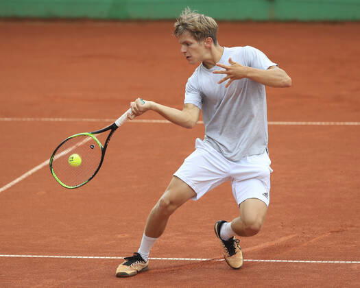 Milan Welte GER , Tannenhof Resort German Men s Series, DTB German Pro Series, TC Grosshesselohe, Munich Tannenhof Resort German Men s Series TC Grosshesselohe Grosshesselohe Muenchen Bayern Germany 11 June 2020 Copyright: xJuergenxHasenkopfx