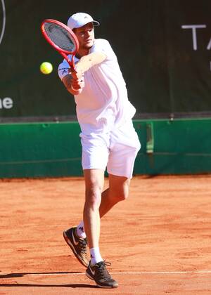 Yannick Hanfmann Match for Court 1 Tennis Munich Großhesselohe Tannenhof Resort German Mens Series 12 06 2020