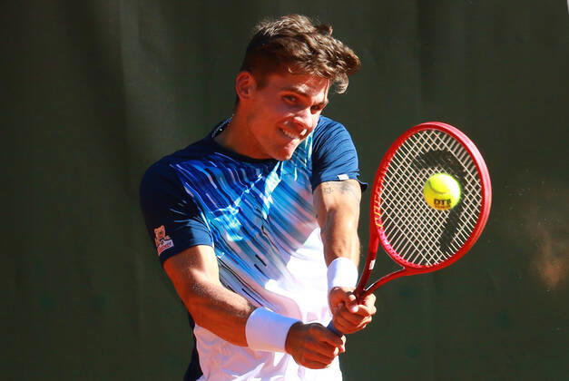Daniel Masur Match for Court 1 Tennis Munich Großhesselohe Tannenhof Resort German Mens Series 12 06 2020