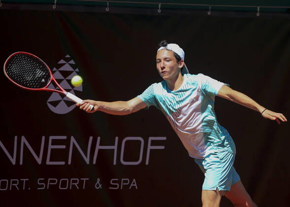 Max Rehberg GER Tannenhof Resort German Men s Series, DTB German Pro Series, TC Grosshesselohe, Munich Tannenhof Resort German Men s Series TC Grosshesselohe Grosshesselohe Muenchen Bayern Germany 12 June 2020 Copyright: xJuergenxHasenkopfx