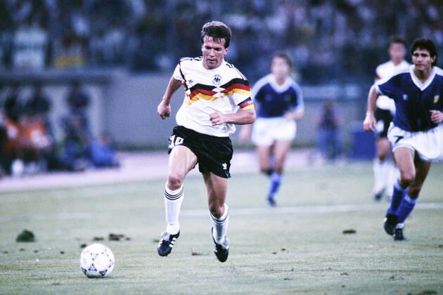 MATTHAEUS Lothar Captain Team Germany Team Germany World Champion FIFA World Cup 1990 in Italy Final Germany Argentina 1 0 on 08 07 1990 in Rome