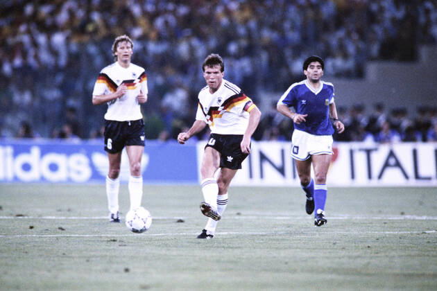 MATTHAEUS Lothar Captain Team Germany Team Germany World Champion FIFA World Cup 1990 in Italy Final Germany Argentina 1 0 on 08 07 1990 in Rome
